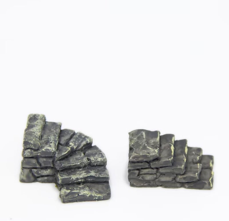Wentoenapp Miniature Resin Bridge Stair Stone Straight Bridge Stairs Steps Garden Fairy Ornament Micro Landscaping Decor Bonsai Craft Straight Stairs Outdoor, Garden Sculptures and Statues, Decorations - Image 4